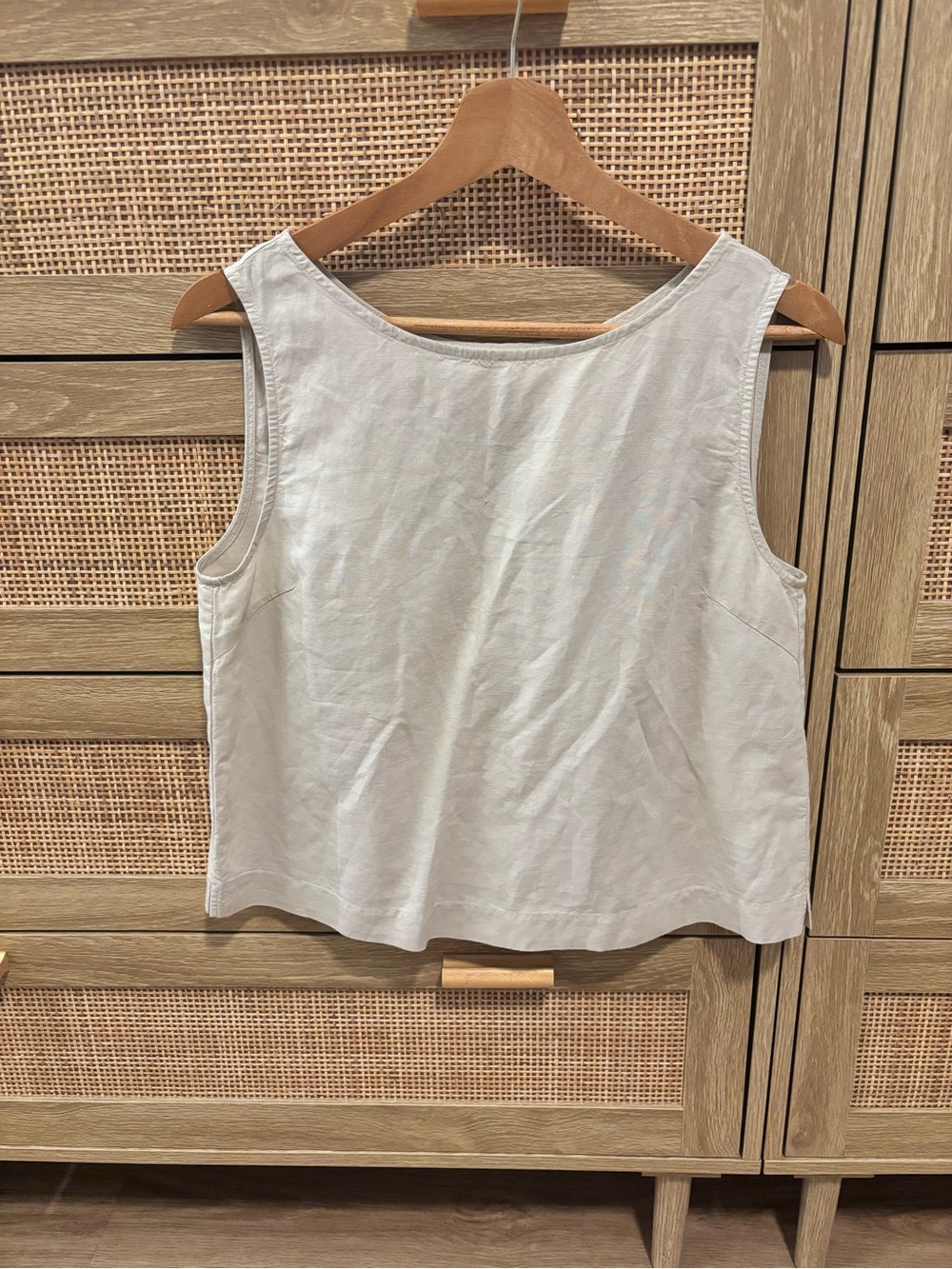 Cotton On Cream Scoop-Neck Tank Top NWT